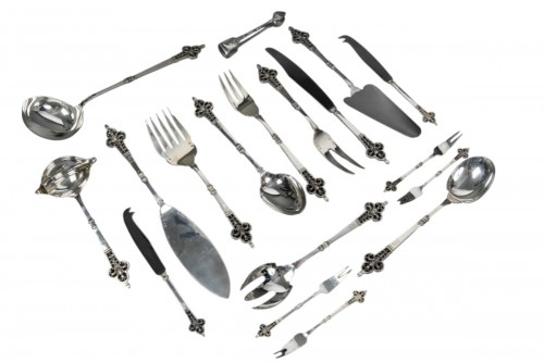 Cardeilhac solid silver tableware minerve hallmark