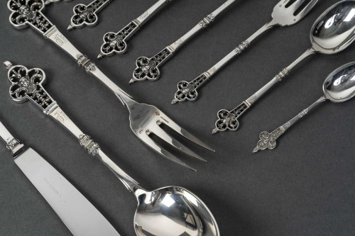 silverware & tableware  - Cardeilhac solid silver tableware minerve hallmark