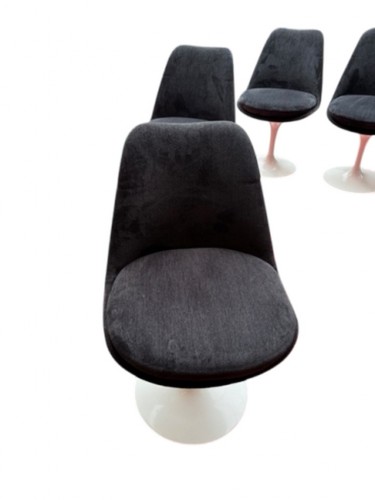 Eero Saarinen pour Knoll  - 6 chaises «Tulip» pivotantes - Sièges Style Années 50-60