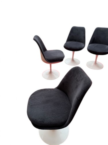 Sièges Chaise - Eero Saarinen pour Knoll  - 6 chaises «Tulip» pivotantes