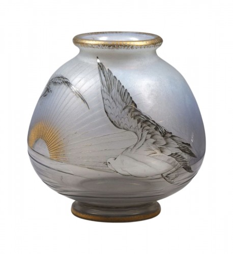Daum - Vase "Mouettes"