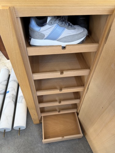 Furniture  - 1990, Hermès for John Lobb by Rena Dumas, Shoe Cabinet