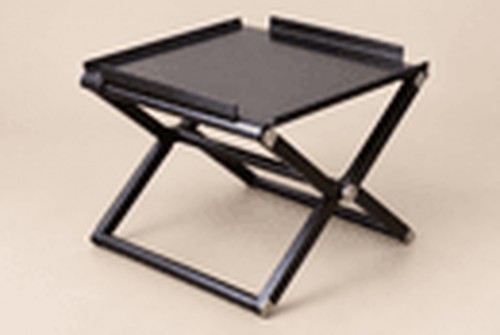 Furniture  - Rena Dumas &amp; Hermès, Blackened Pear wood "Pippa” Table