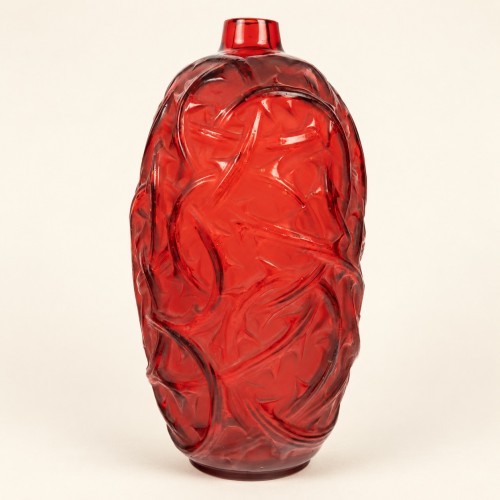 1921 René Lalique - Ronces Vase - Glass & Crystal Style Art Déco