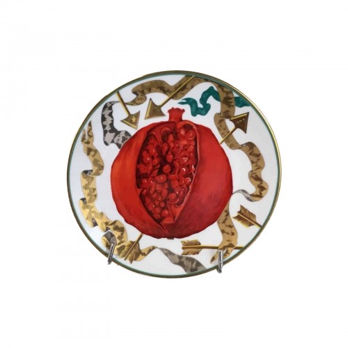 Hilton McConnico (1943-2018) pour Daum, 6 assiettes à dessert « Les flèches perdues de Guillaume Tell » - Alexia Say