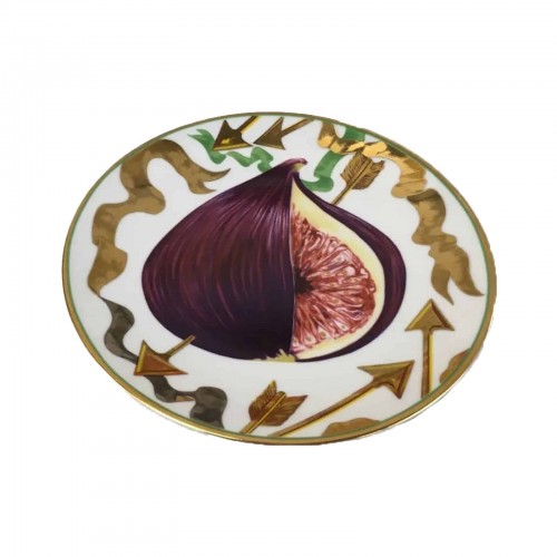 XXe siècle - Hilton McConnico (1943-2018) pour Daum, 6 assiettes à dessert « Les flèches perdues de Guillaume Tell »