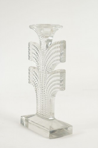 René Lalique - Pair of Candlestick  &quot;Tokyo&quot; - 