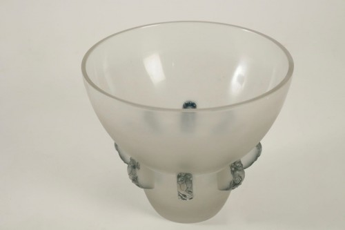 René Lalique Vase&quot; Carthage&quot; - Glass & Crystal Style 