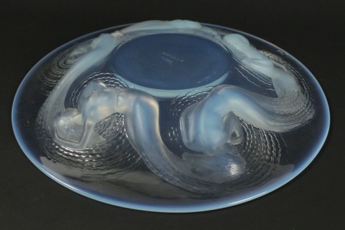 René Lalique (1860-1945) - Molded Opalescent glass &quot;Calypso&quot; bowl - 