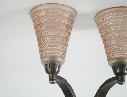 René Lalique & Ducoré - Paire d'appliques - Luminaires Style 