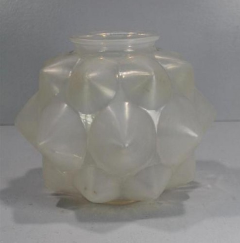 René Lalique - Vase Champagne Opalescent - Verrerie, Cristallerie Style 