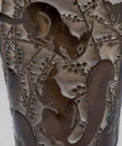 Glass & Crystal  - &quot;Sénart&quot; Vase - René Lalique 