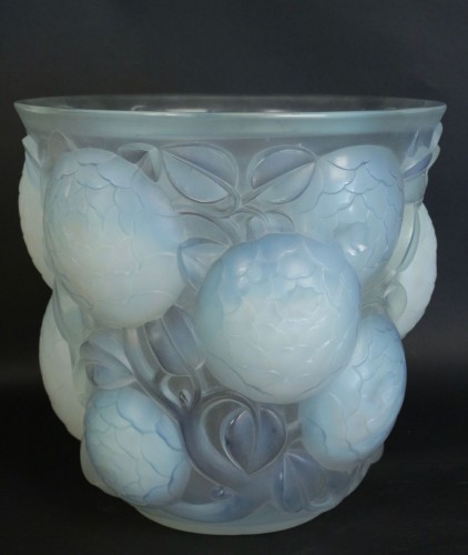 René Lalique (1860-1945) - Vase  Opalescent "Oran" - Verrerie, Cristallerie Style 