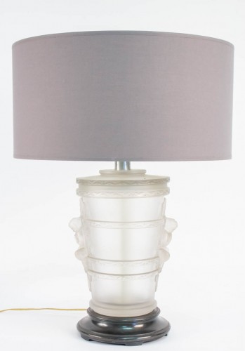 Paire de Lampes par Marc Lalique"Putti" - Luminaires Style 