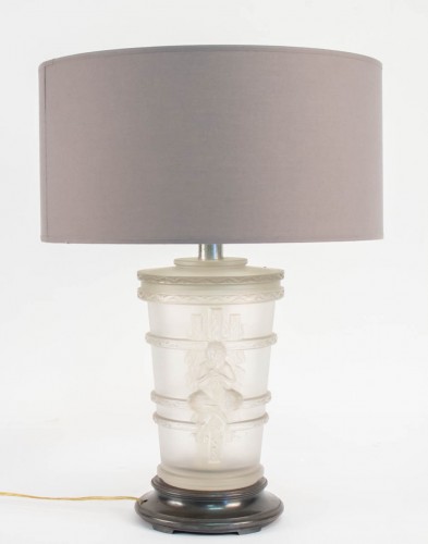 Paire de Lampes par Marc Lalique"Putti" - Alexia Say