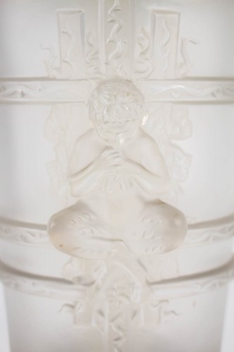 Paire de Lampes par Marc Lalique"Putti" - 
