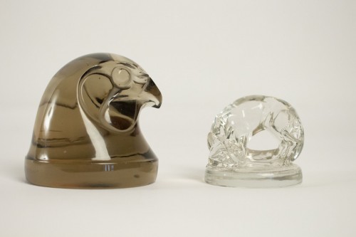 Antiquités - René lalique Topaze " Tête d Epervier" 1928