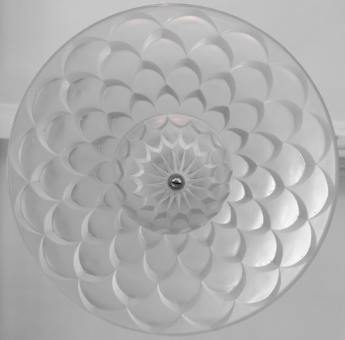 René LALIQUE - Lustre "Vérone", dit aussi modèle "Dahlia" 1927 - Luminaires Style 