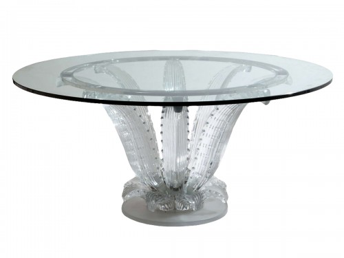 Table en Cristal de Lalique, modèle Cactus