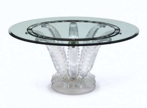 Table en Cristal de Lalique, modèle Cactus - Alexia Say