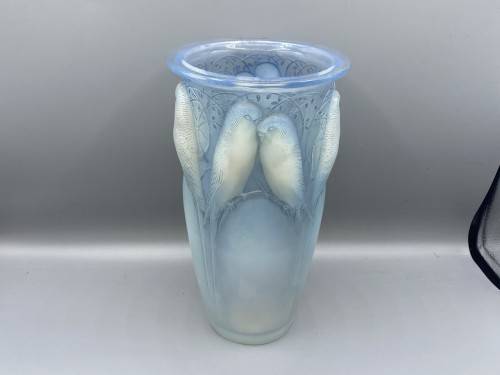 Antiquités - René Lalique - Opalescent Vase Ceylan