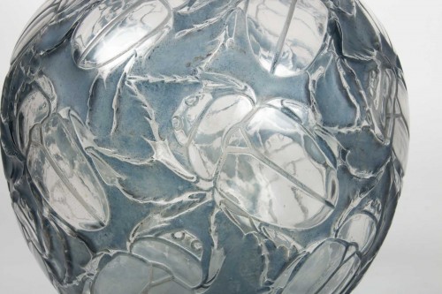 René Lalique (1860 1945) Vase Gros scarabée (1923) - Verrerie, Cristallerie Style 