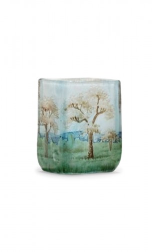 Daum - Vase Miniature Paysage "Printemps"