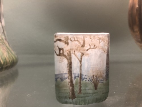 Daum - Vase Miniature Paysage "Printemps" - Verrerie, Cristallerie Style 
