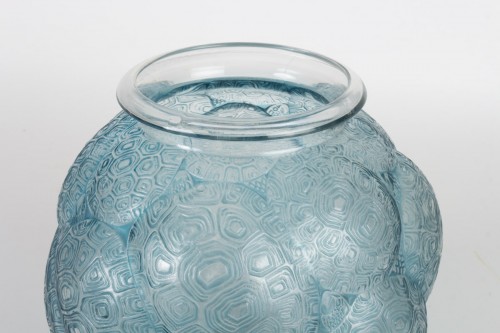 René LALIQUE - Vase "Tortues" 1926 - Verrerie, Cristallerie Style 