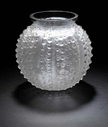 René LALIQUE - Vase «Oursin» - Alexia Say