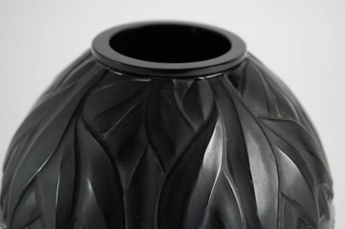 Marie Claude Lalique - Paire de vases "Tanzania" Zèbres - Verrerie, Cristallerie Style 