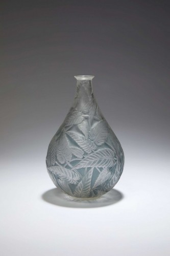 20th century - René LALIQUE - &quot;Sauge&quot; glass vase 1923