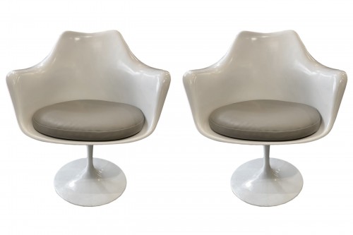 Eero Saarinen & Knoll - Paire de fauteuils "Tulip"