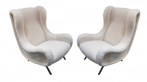 Marco ZANUSO & ARFLEX - Paire de fauteuils "Senior"