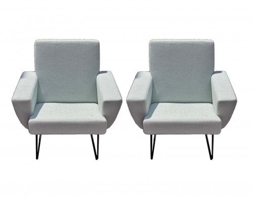 Pair of armchairs - Geneviève DANGLES and Christian DEFRANCE