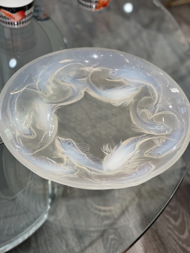 Glass & Crystal  - Rene Lalique - Opalescent &quot; Martigues&quot; Bowl