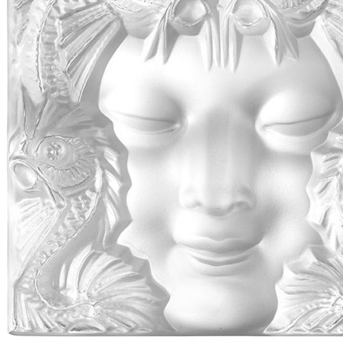 Lalique France: “Woman’s mask” Decorative motif - 