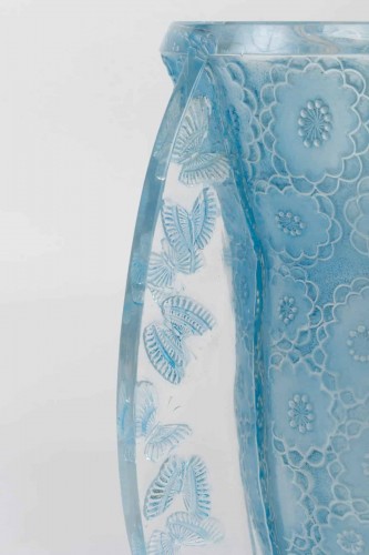 Verrerie, Cristallerie  - René Lalique - Vase papillons