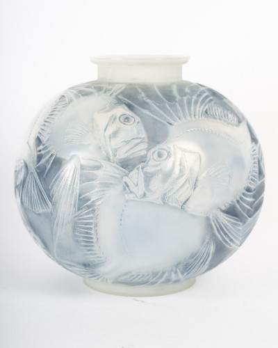 Glass & Crystal  - René Lalique -  &quot;Fish&quot; Vase