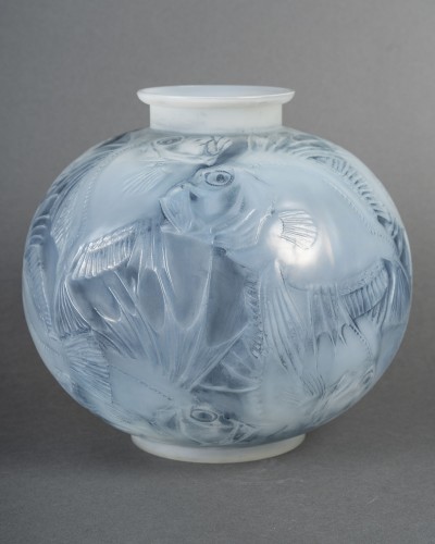 Antiquités - René Lalique -  &quot;Fish&quot; Vase