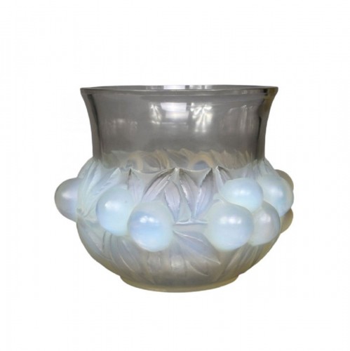René Lalique - Opalescent "Plums" Vase