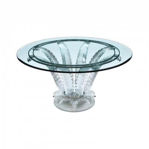 Lalique Crystal "Cactus" Table