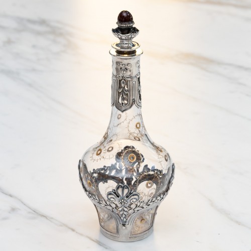 Lucien Bonvallet and Cardeilhac - Silver liquor service - Art nouveau