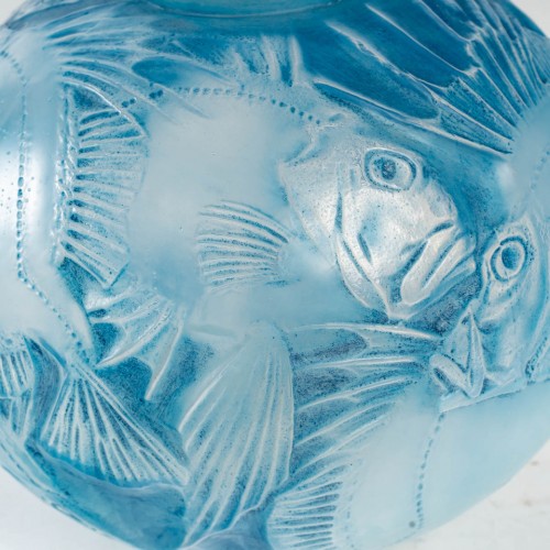 Verrerie, Cristallerie  - René Lalique - Vase « Poissons »