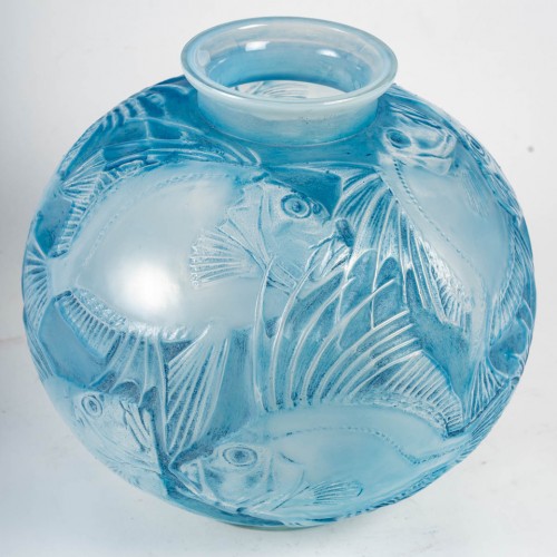 XXe siècle - René Lalique - Vase « Poissons »