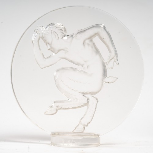 René Lalique  1931 - &quot;Faune&quot; stamp  - Glass & Crystal Style 