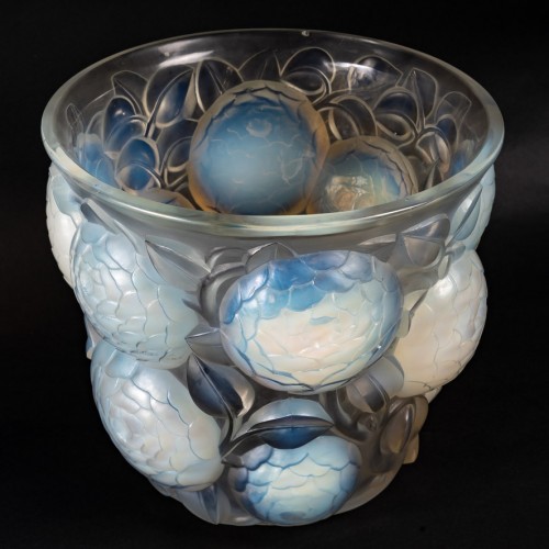 René lalique (1860-1945) -  &quot;Oran&quot; vase also called &quot;big dalhias&quot; - 