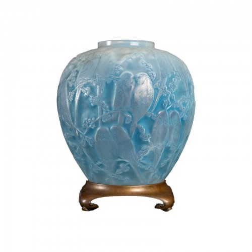René Lalique 1919 - Parakeets Vase
