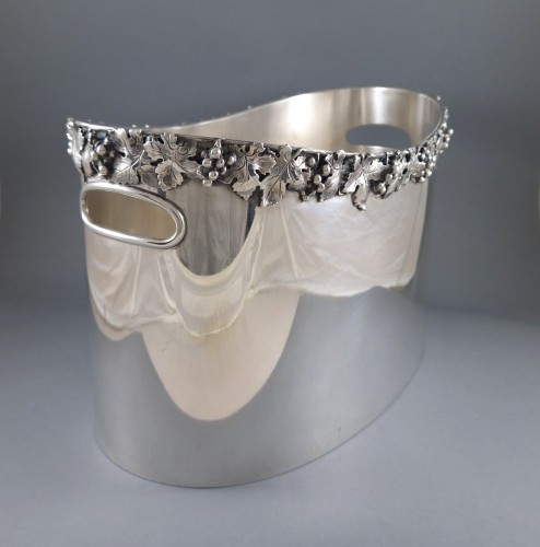 Sterling silver champagne bucket - 