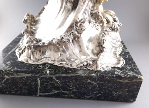 Coupe en argent massif, cristal, marbre et pierre - Argenterie et Arts de la table Style 